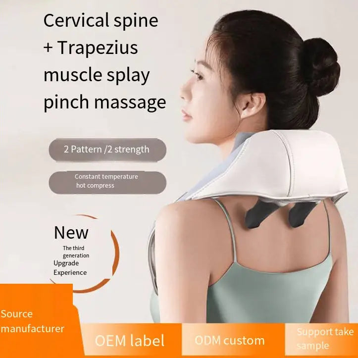 2025 Hot Sale Electric Shiatsu Neck and Shoulder Relaxer Cervical Massage Neck & Shoulder