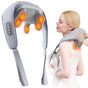 Electric Neck & Shoulder Massager with Graphene Heating Simulates Hand Grabbing Movements Covers Back Legs Legs